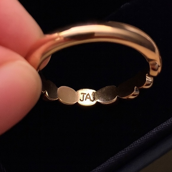 JAI By John Hardy Rose Gold Plated  Sterling 925 Colored Box Chain Band Ring 9 - Picture 6 of 6